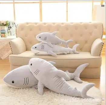 

75cm simulation plush toys shark pillow stuffed with high quality doll birthday gift