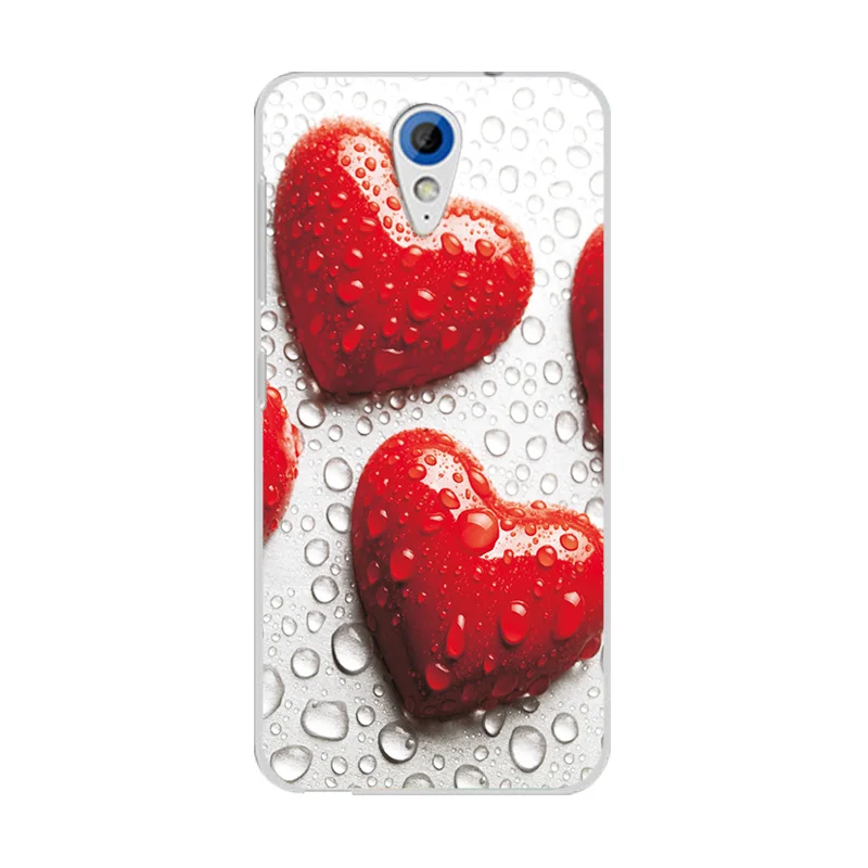 Cute Fashion Phone Case For HTC Desire 620 820 Mini Love Heart Soft Silicone Back Cover For HTC 620G 820mu Case Bumper Shell