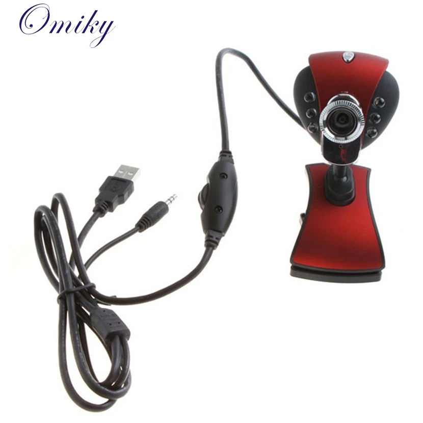 Omiky Mecall USB 50,0 Mega 6 светодиодный HD веб-камера Веб-камера с микрофоном для компьютера ПК ноутбука