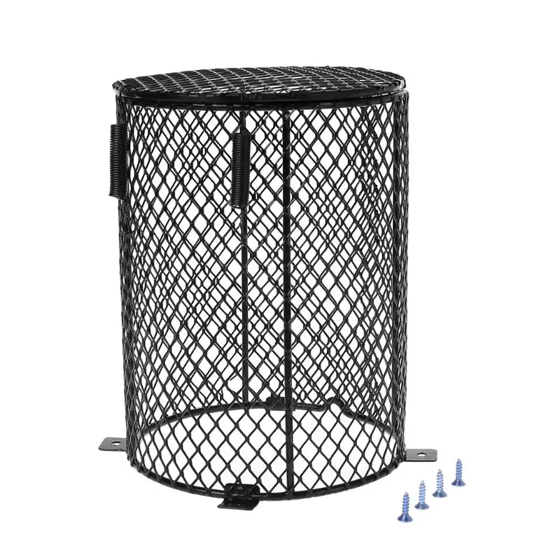 Нагреватель рептилий предохранитель нагревательная лампа корпус Защитная металлическая сетчатая лампа металлический абажур - Цвет: 2