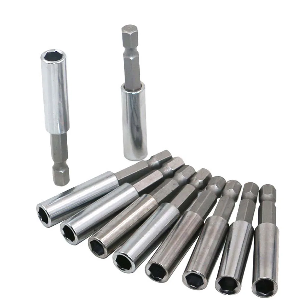 10pcs Electric Screwdriver Extension Drill Bit Holder Extender