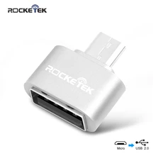 Rocketek Высокое качество микро к USB OTG адаптер Аксессуары Мужской конвертер для samsung Xiaomi LG huawei Android мобильный телефон