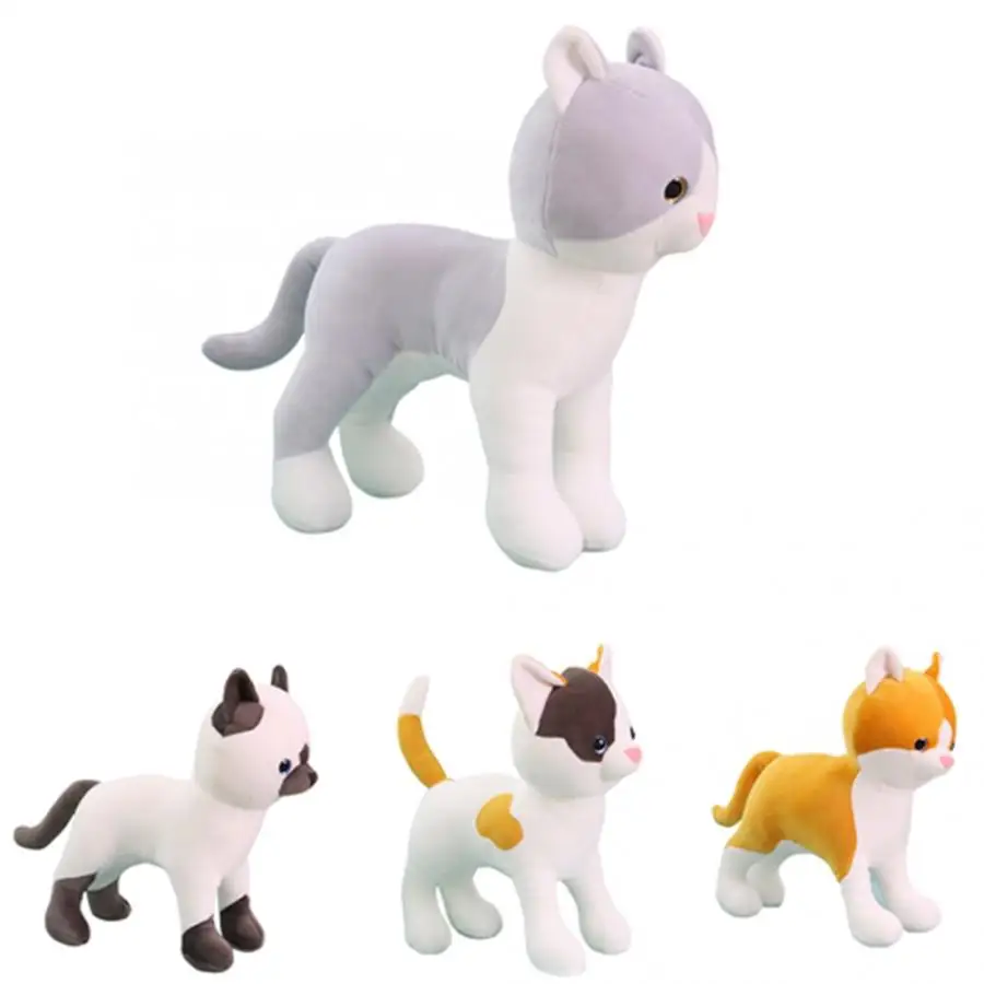 

30cm Baby Cute Cat Plush Dolls kids Super Soft Stuffed Fluffy Cat Doll Toys Plush Pillow Cartoon Animal Plush Toy Children GIft