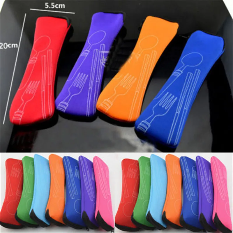 

2018 New And Fashion Classic Travel Portable Folding Spoon Fork Stainless steel Cutlery Tableware Dinnerware