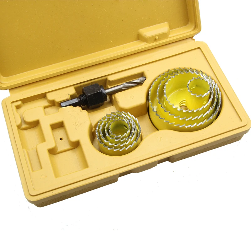 8pcs/set High quality goods round hole saw Woodworking open hole