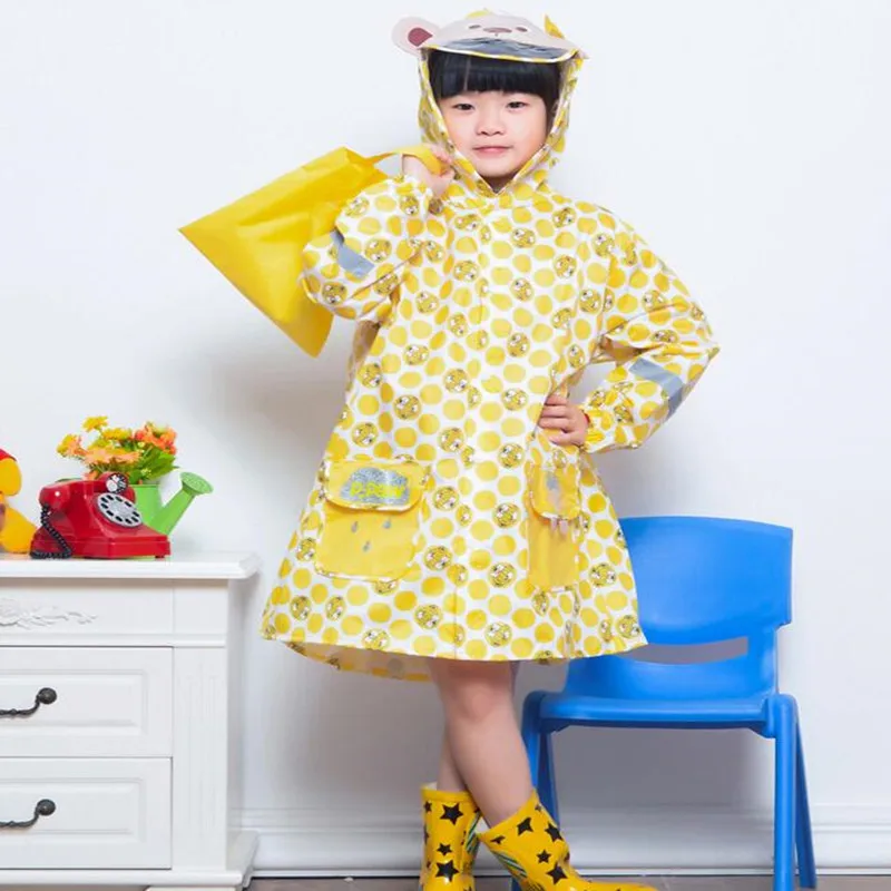 Bota Plasticas Para Ninos желтый Водонепроницаемый дождевик для детей Открытый дождь трикотажный кардиган наборы Chubasqueros рюкзак Z753