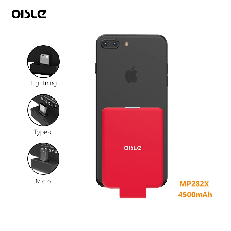 Koop 4500 mah Leuke Power Bank met Qi draadloze ontvanger Voor iPhone Xiaomi redmi note 5 Huawei Honor 9 Een plus 6 Batterij Oplader Case