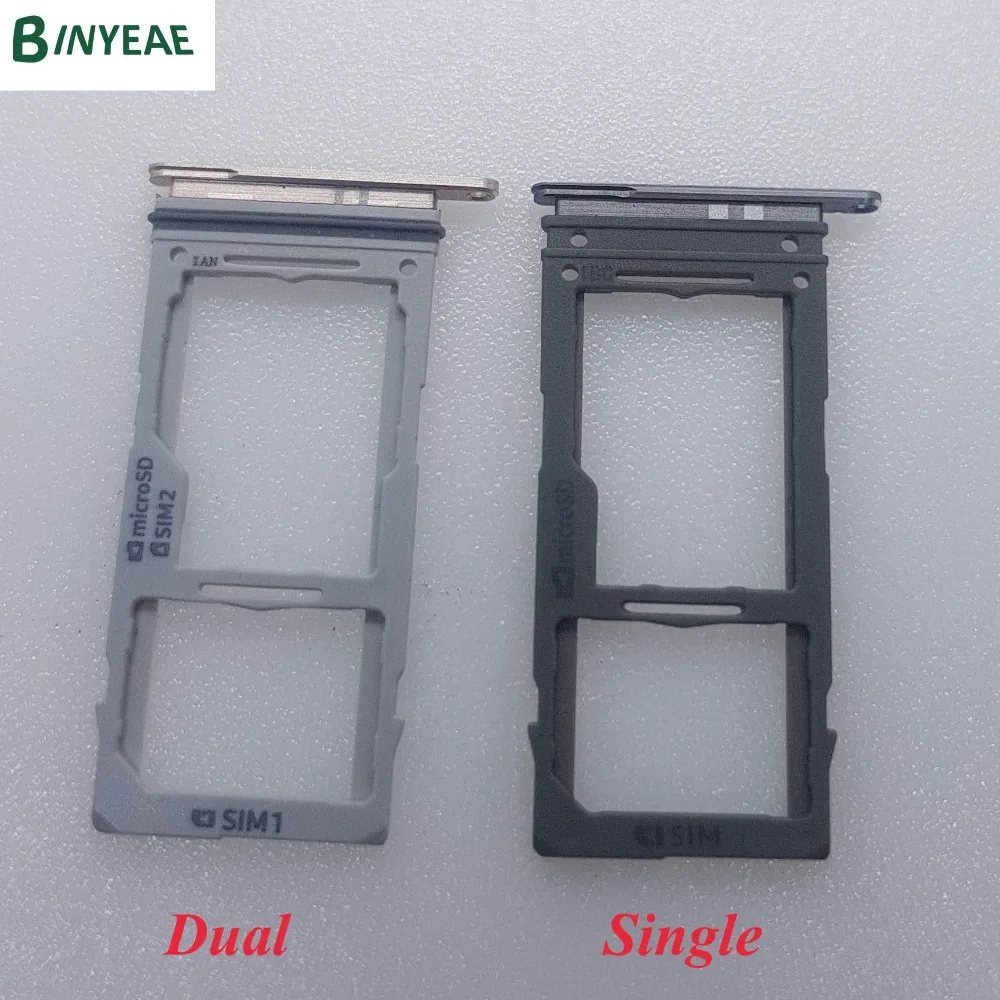 Лоток BINYEAE для двух Sim карт Samsung Galaxy S10 Plus G975F G973 G973F G975FD|Адаптеры SIM карт| |