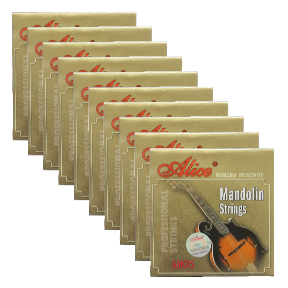 E-A-D-G Muslady Alice AM05 Mandolin Strings Set Plated Steel Coated Copper Alloy Winding 