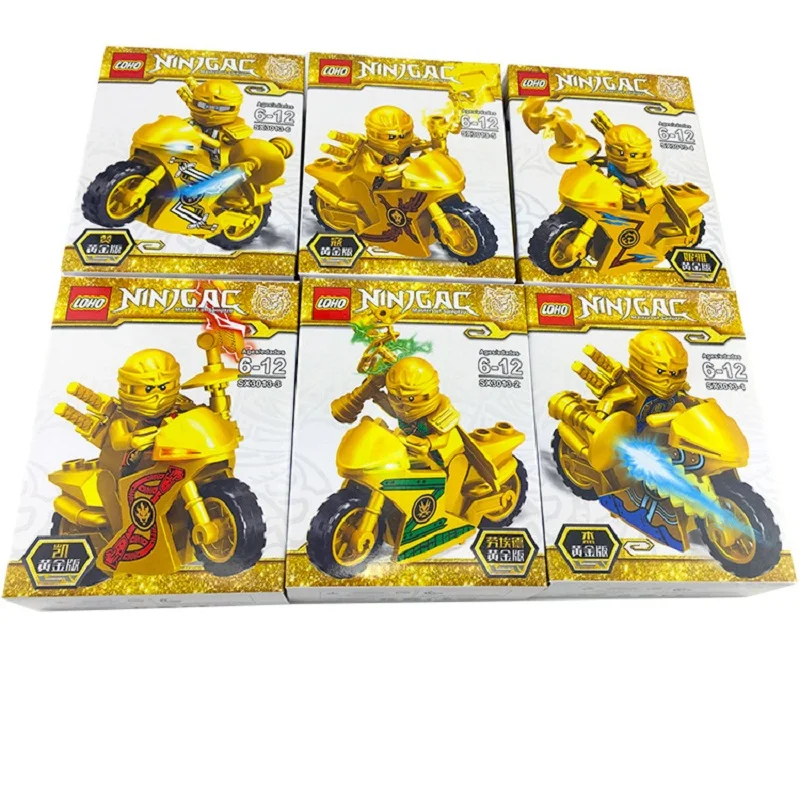 

3pcs/lot LegoINGly Ninjagoed Compatible Building Blocks Toys LegoINGly Ninjagoed Ninja for Kid LegoINGly Ninjagoed Color Random