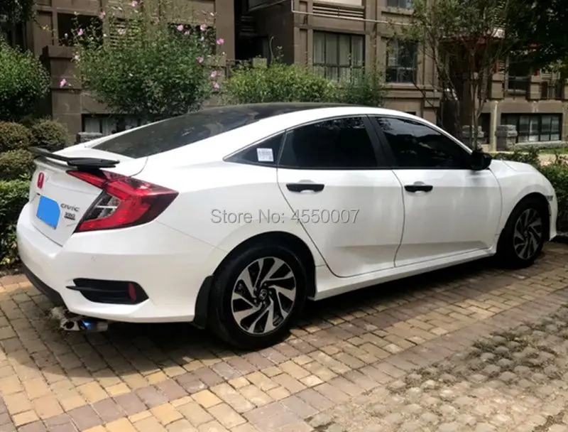 Для Honda Civic 10th украшение автомобиля Высокое качество ABS пластик задний спойлер багажника для Honda Civic