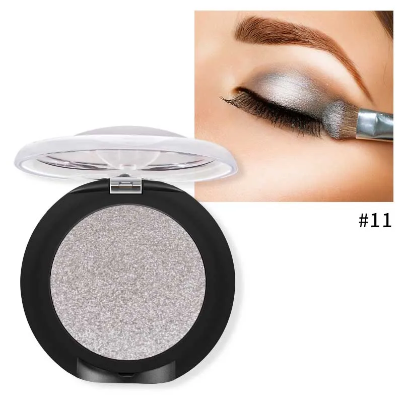 Pudaier Glitter Eyeshadow Palette Yeux Sombra Makeup Metallic Festival Eye Shadow Powder Shimmer Maquiagem Blue Eye Cosmetics - Цвет: 11