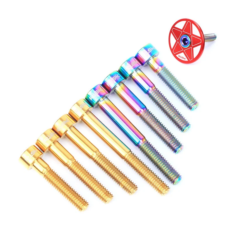 1pc Titanium Alloy Screw for Headset Expander Plug Stem Cap Bolts for