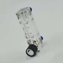 0,25-2,5 л/мин панель ПММА тип газа Поплавковый расходомер воздуха ротаметр расходомер с регулируемым клапаном подходит 6 мм OD шланг трубки