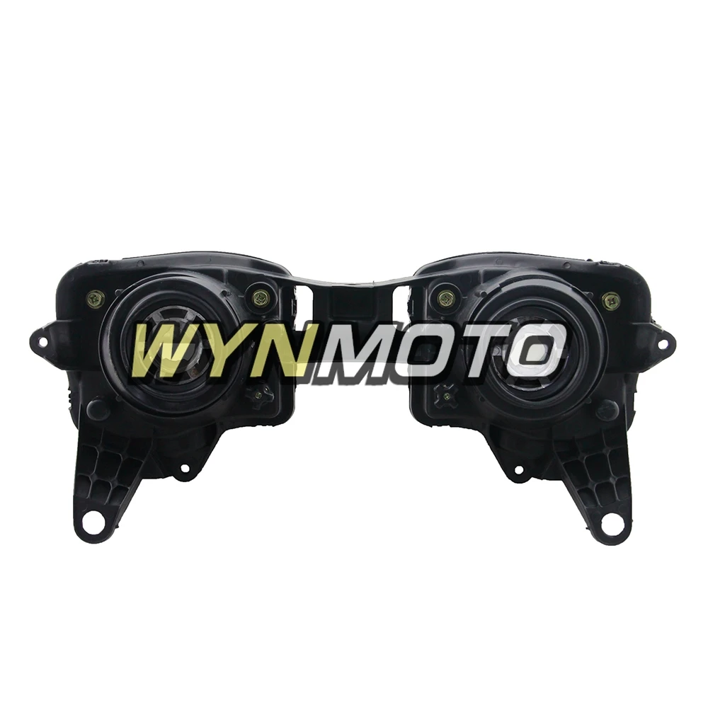 Пластик передняя фара в сборе для Kawasaki ZX6R 636 2007 2008 мотоцикл фар головного света Обтекатели лампы