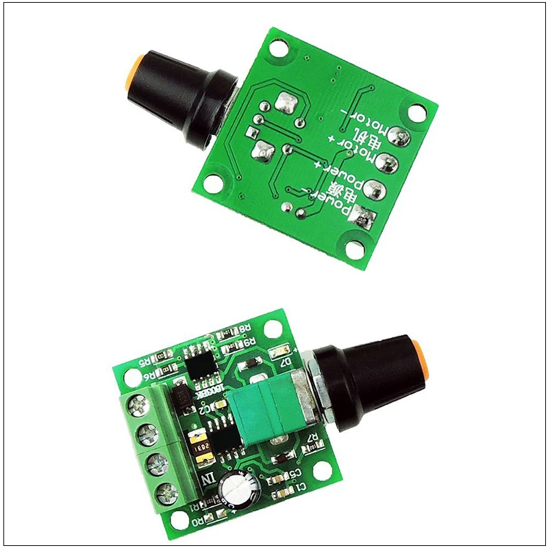 Регулятор скорости двигателя постоянного тока 1,8 В, 3 в, 5 В, 6 в, 12 В, 2A, 30 Вт Скорость управление переключатель Настенные переключатели