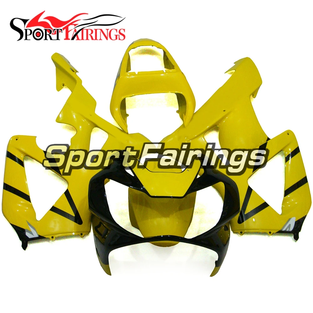 Motorcycle Yellow Black Injection ABS Plastic Full Fairing Kits For Honda CBR900RR 929 00 01 Year CBR929RR 2000 2001 Cowlings | Автомобили