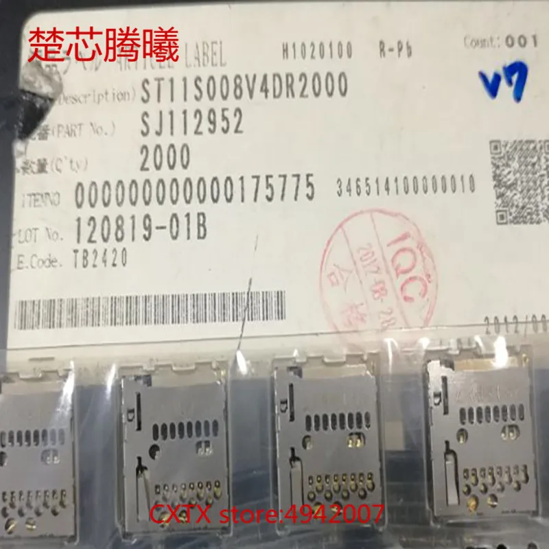 CHUXINTENGXI ST11S008V4DR2000 для универсального картридера TF карта разъем считывателя Разъем Держатель Слот TF кардридер