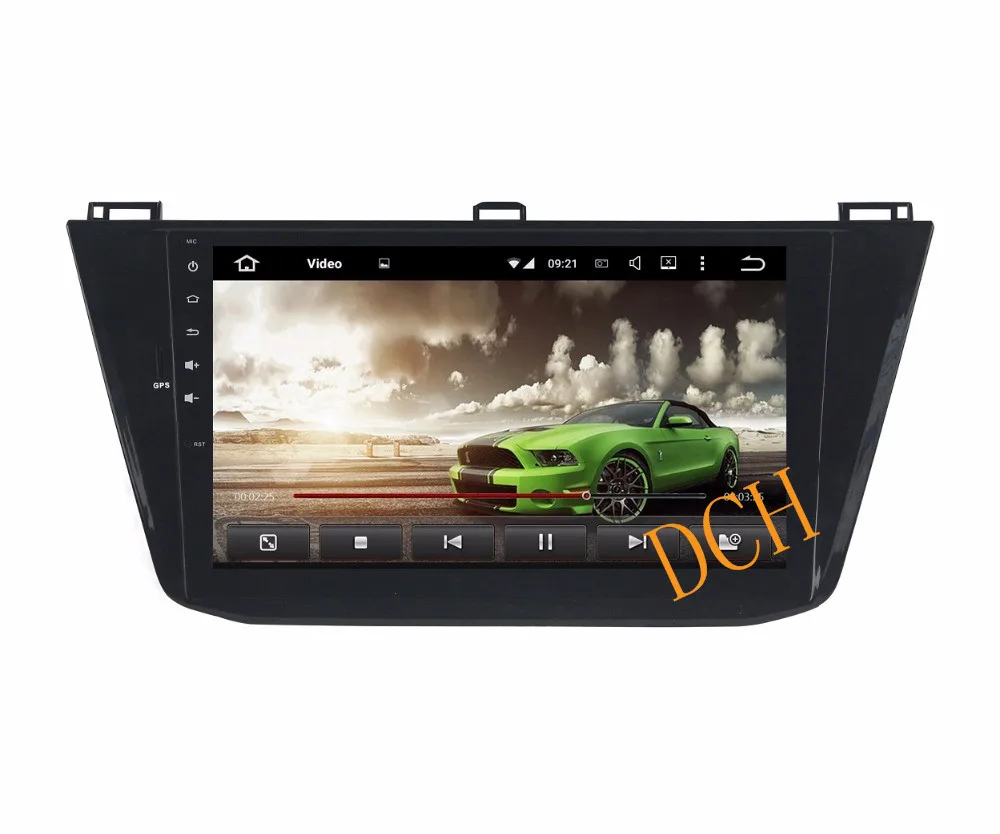 Excellent Octa Core 10.1" Android 9.0 Car Radio DVD GPS for Volkswagen Tiguan 2016 With 4GB RAM Bluetooth 64GB ROM navigation stereo auto 9