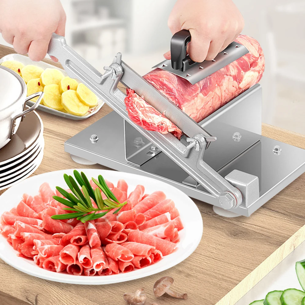  Frozen Meat Cutting Lamb Beef Slicer Mutton rolls Makers Manual Slicers Kitchen Accessories Food Pr - 33008817653