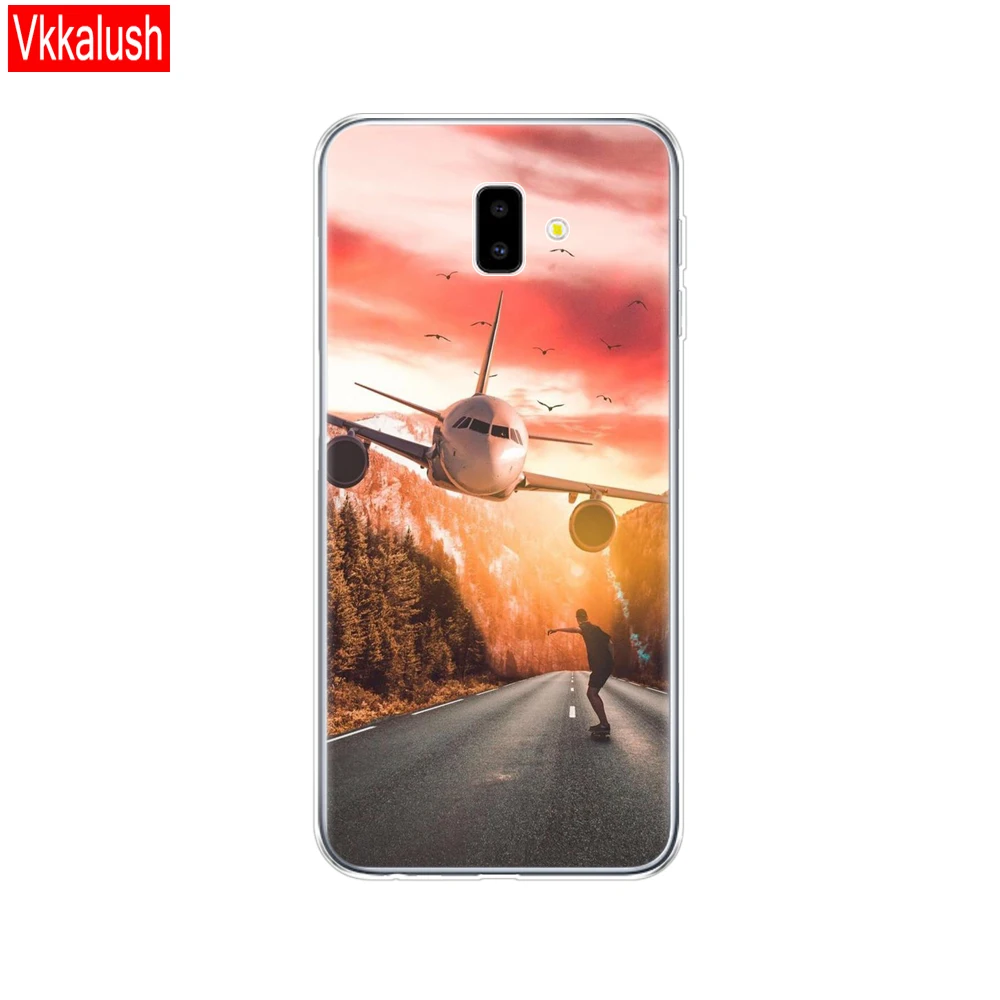 80219 Для samsung J6 чехол EU J600 J600F SM-J600F силиконовый мягкий ТПУ чехол для samsung Galaxy J6Plus J6+ J 6 Plus J610 J610F - Цвет: 80219