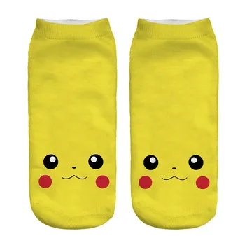 

Hot Item Unisex POKEMON Character Printed Cotton Short Sock Casual Hosiery Socks One Size for Ladies Female Girl