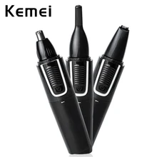 Kemei 3 в 1 Электрический триммер для носа тонкая надпись Бритва для волос зарядка через usb носовой триммер для бровей триммер для мужчин стрижка машина