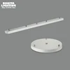 Plateau de plafond, Base de plafond, 3 lampes suspendues, long plateau rond, accessoires de suspension pour lampe suspendue ► Photo 3/5