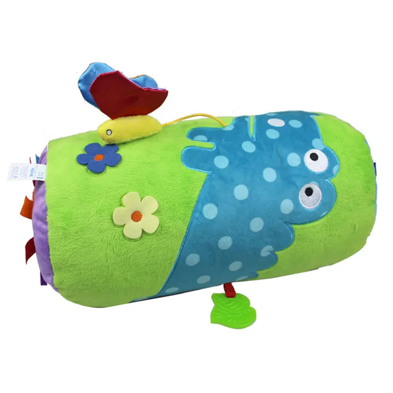 

multi-functional crawling drum roller pillow Teether Infant Baby Developmental Toys Plush Soft Doll puzzle fitness Parent-child