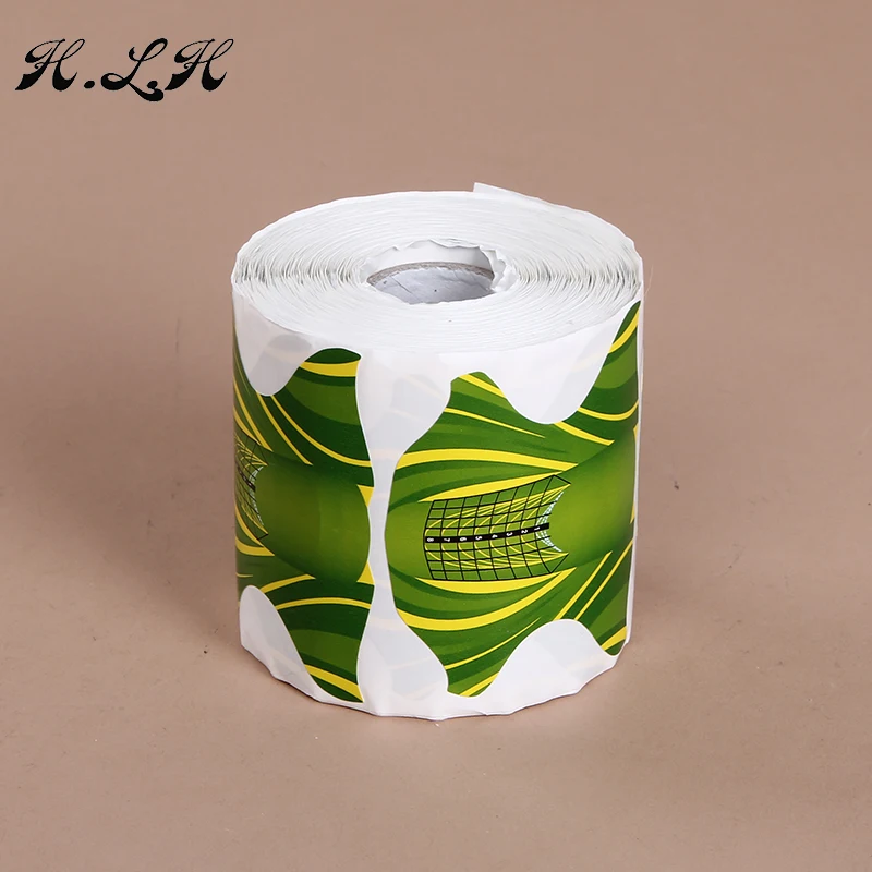 

H.L.H Nails Gel Professional Nail-growing Forms Acrylic Curve DIY Tools Self-Adhesive Nail Form For Acrylic UV Gel Tip Nails