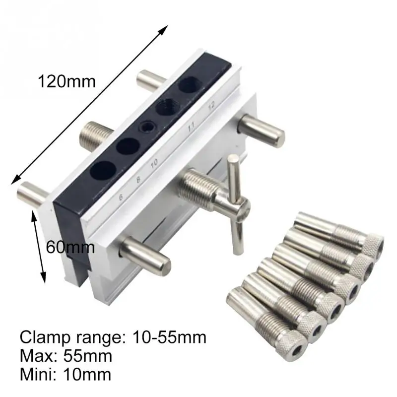 Карманное отверстие алюминиевый сплав позиционирование буровые втулки джиг набор локатор Самоцентрирующийся перфоратор деревообрабатывающие столярные аксессуары