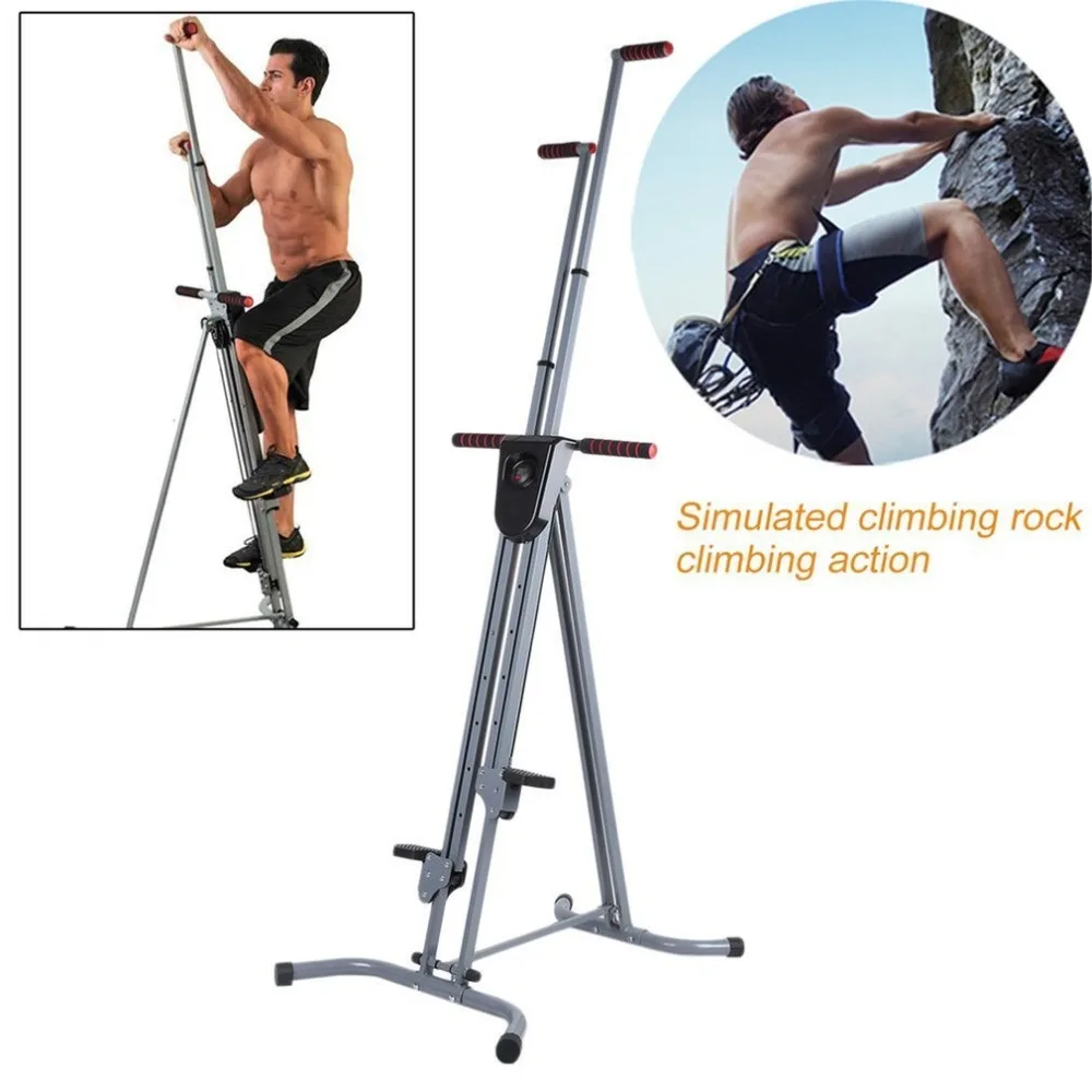 

Vertical Climber With LCD Display Universal Home Stepper Durable Exercise Climbing Machine Exercise Equipment