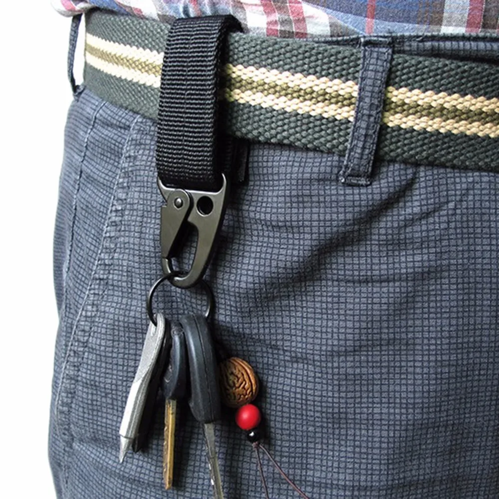 ODETOJOY 1PC Tactical Carabiner Men Outdoor Camping Backpack Hooks Olecranon Molle Hook Survival Gear EDC Military Outdoor Camping Nylon Keychain Clasp Clasp Key Rings-Random Color ODETOJOY 1PC Tactical Carabiner Men Outdoor Camping Backpack Hooks Olecranon Molle Hook Survival Gear EDC Military Outdoor Camping Nylon Keychain Clasp Clasp Key Rings-Random Color