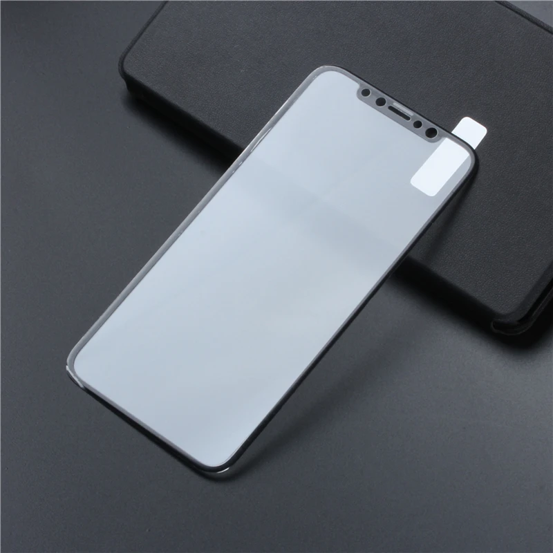 0.26 мм мягкий край закаленное Стекло для iphone 8 Экран протектор Плёнки 3D Изогнутые