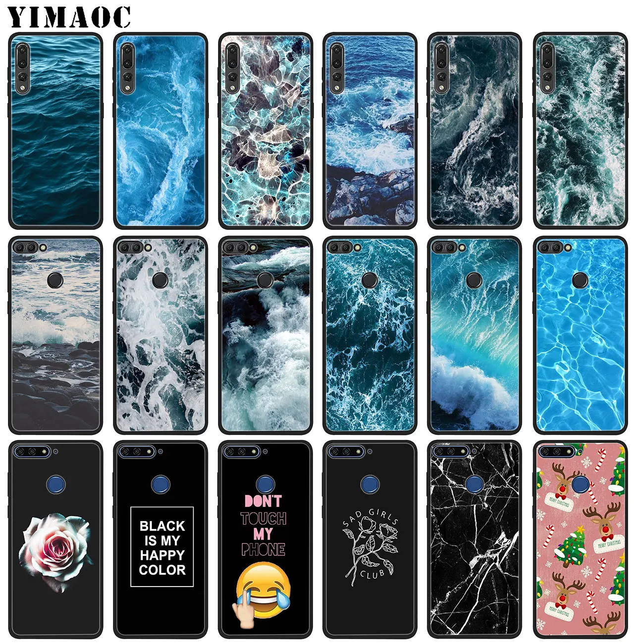 YIMAOC волны океанская вода свет рефракции Мягкий силиконовый чехол для Huawei P20 Pro P10 P9