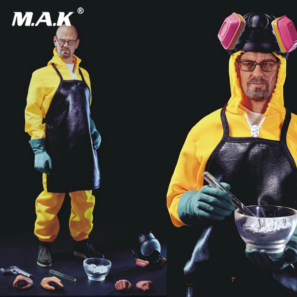 

For Collection WK201401 1/6 Scale Male Chemical Poisoning Teacher Breaking Bad Walter White 12" Action Figure Model Fans Gifts