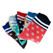 5 пар, женские носки, Осень-зима, в горошек, в полоску, милые забавные винтажные хлопковые носки, модные Хлопковые женские носки, Meias