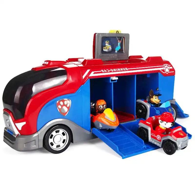 Paw Patrol спасательный автобус собака Patrulla canina игрушки аниме автомобиль пластиковая