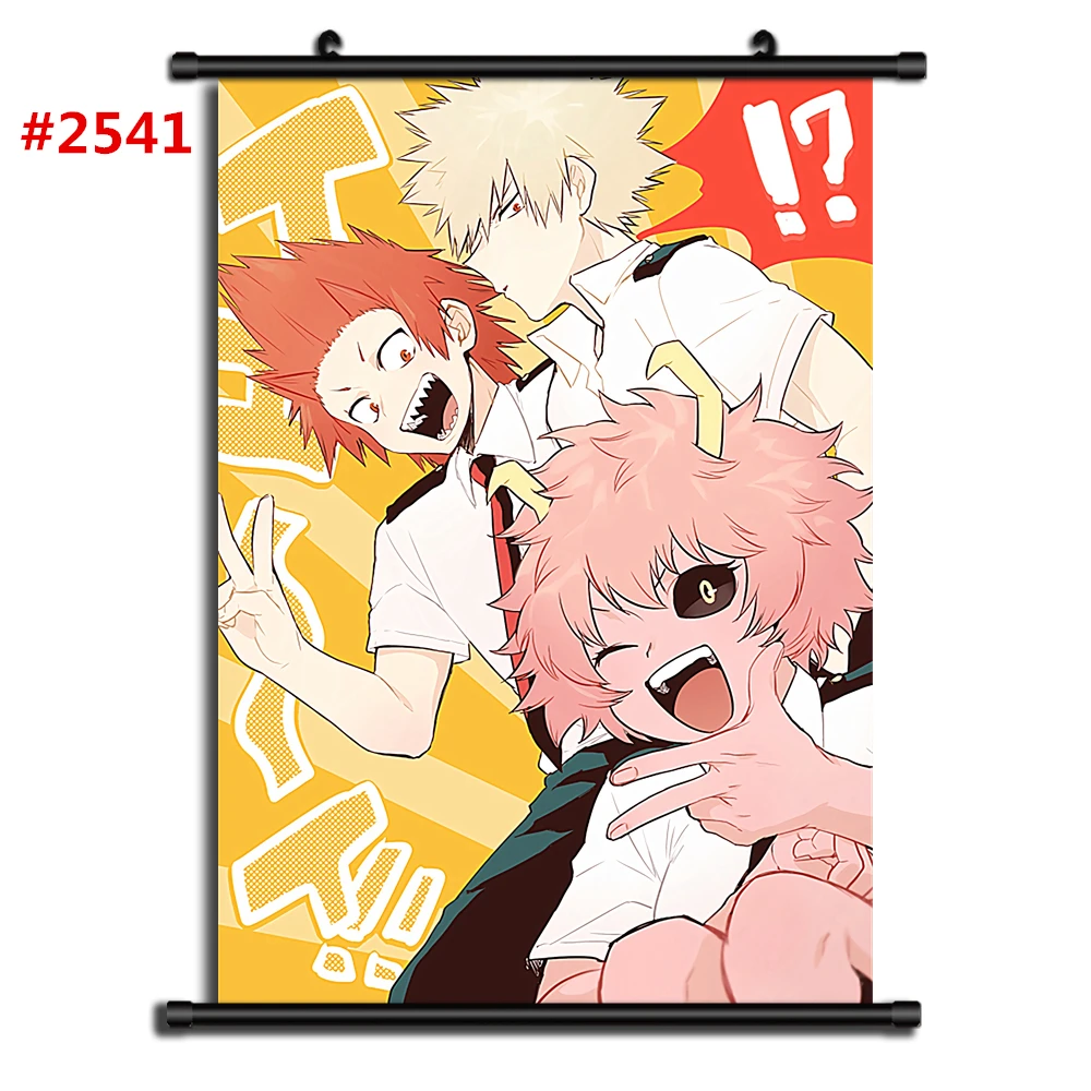 Boku no hero Academy Аниме Манга настенный плакат свиток d - Цвет: 2541