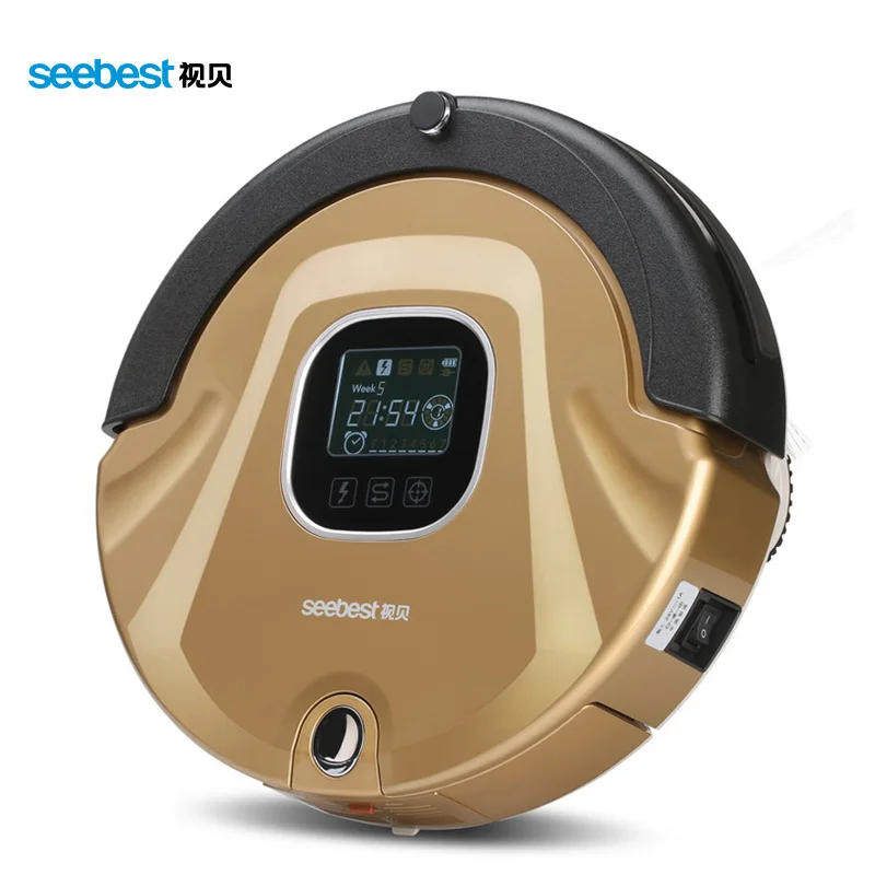 Seebest C565 Robot Vacuum Cleaner Anti Collision Anti Fall,LCD Screen,HEPA Filter,Auto Clean