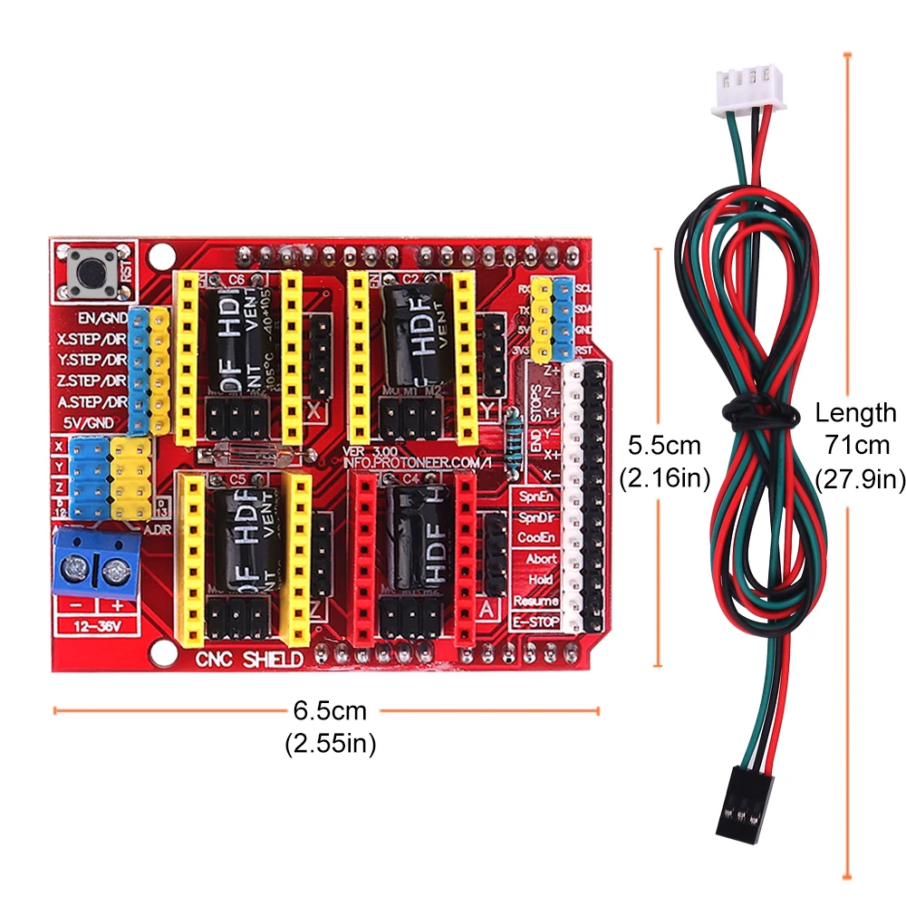 Priter kit de motor de passo 3d,