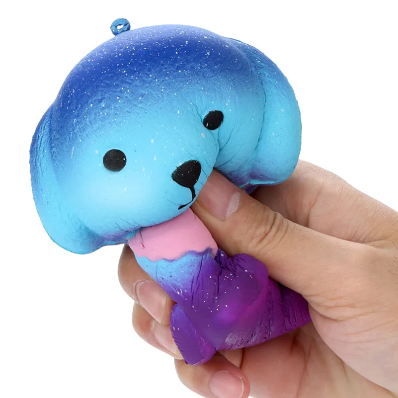 Очаровательны Squishies Galaxy щенок медленно поднимающийся с ароматом фруктов, игрушка для снятия стресса, игрушки подарки анти-стресс D4