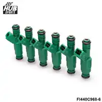 6 ピース/ロット高流量 0 280 155 968 燃料噴射装置 440cc "グリーンジャイアント" ボルボ燃料噴射装置 0280155968 HU-FI440C968-6