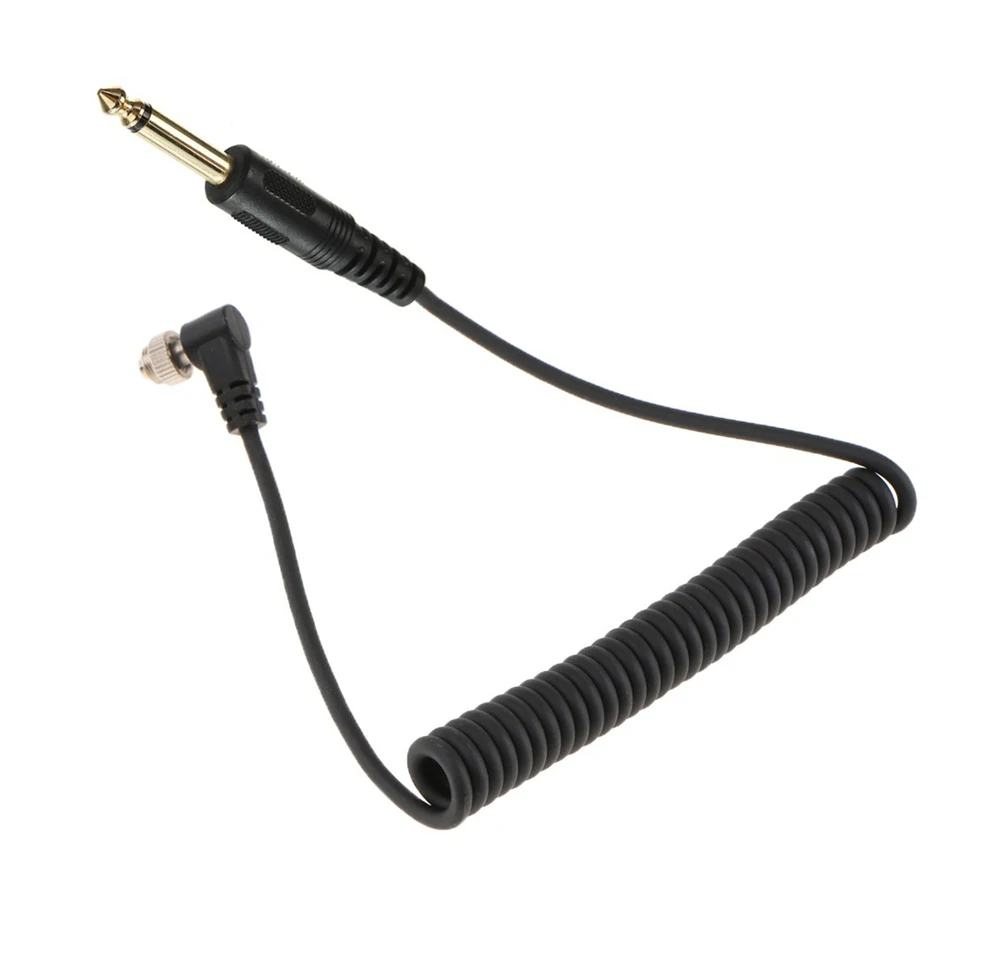 Camera Flashes Accessories to PC Flash Sync Cable 6.35mm Screw Lock for Trigger Studio Light Studio Photography Speedlite (3)