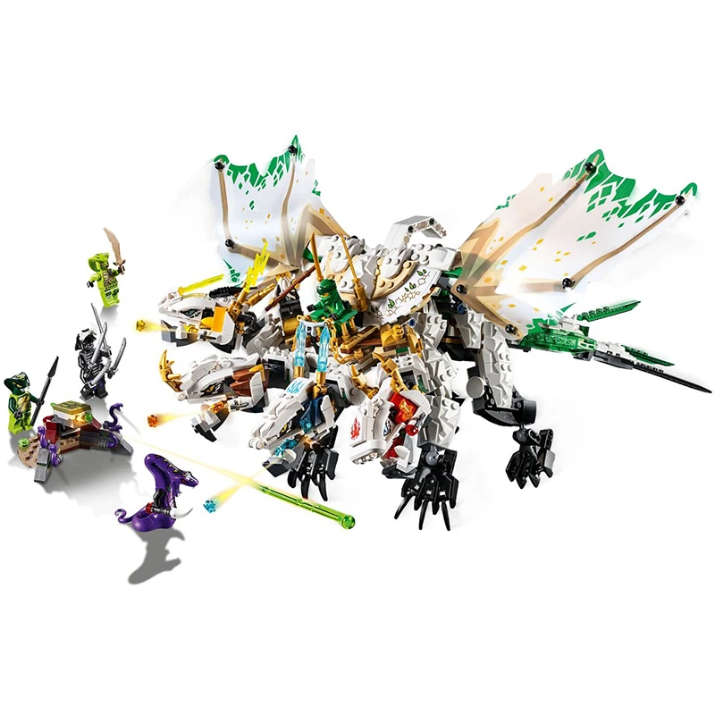 

2019 New Ninja Series Ultra Dragon Compatible With Legoing Ninjagoes Building Blocks Figure Bricks Kids Toys Boy Christmas Gifts