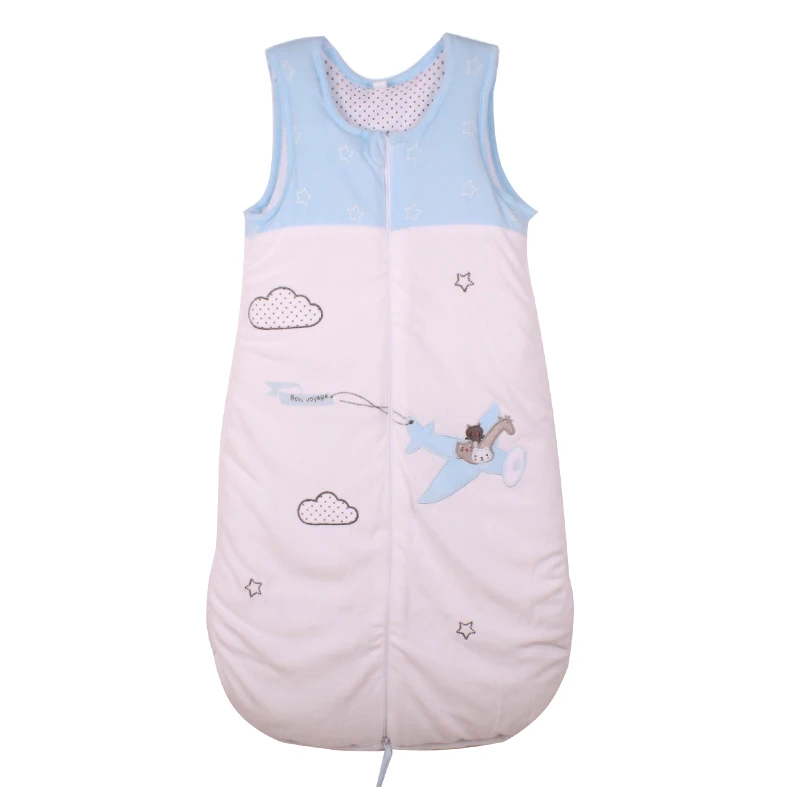 Winter Warm Baby Thicker Sleeping Bag Soft Velvet Envelope Newborn Envelope Receiving Blanket
