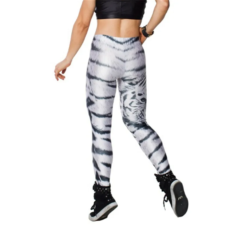 2016 Unique Mighty Tiger Head Leggings For Women Pattern Printed Sexy Legging Woman Milk Wire Digital Leggins Female Leguin K138