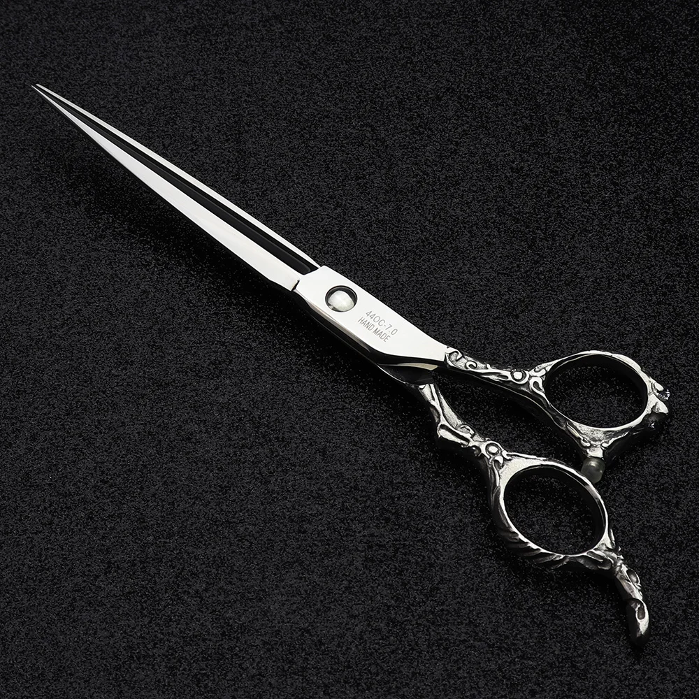 Sharonds профессиональные Заказные ножницы для стрижки волос 7 дюймов Парикмахерские ножницы для резки филировочные парикмахерские makas Япония 440c серебро