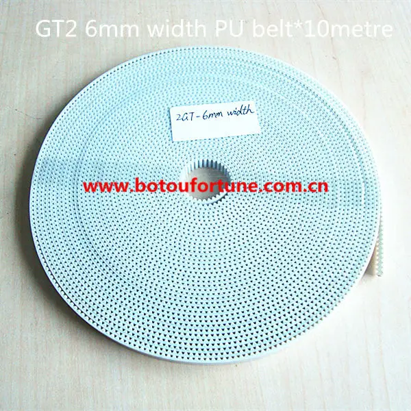 

PU with steel core gt2 timing belt 6mm width 10m length a pack for 3d printer
