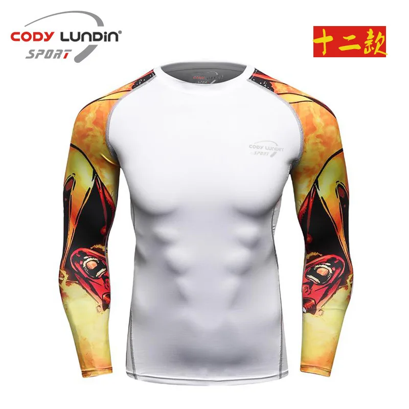 Codylundin Long Sleeve Rash Guard Complete Graphic Compression Long
